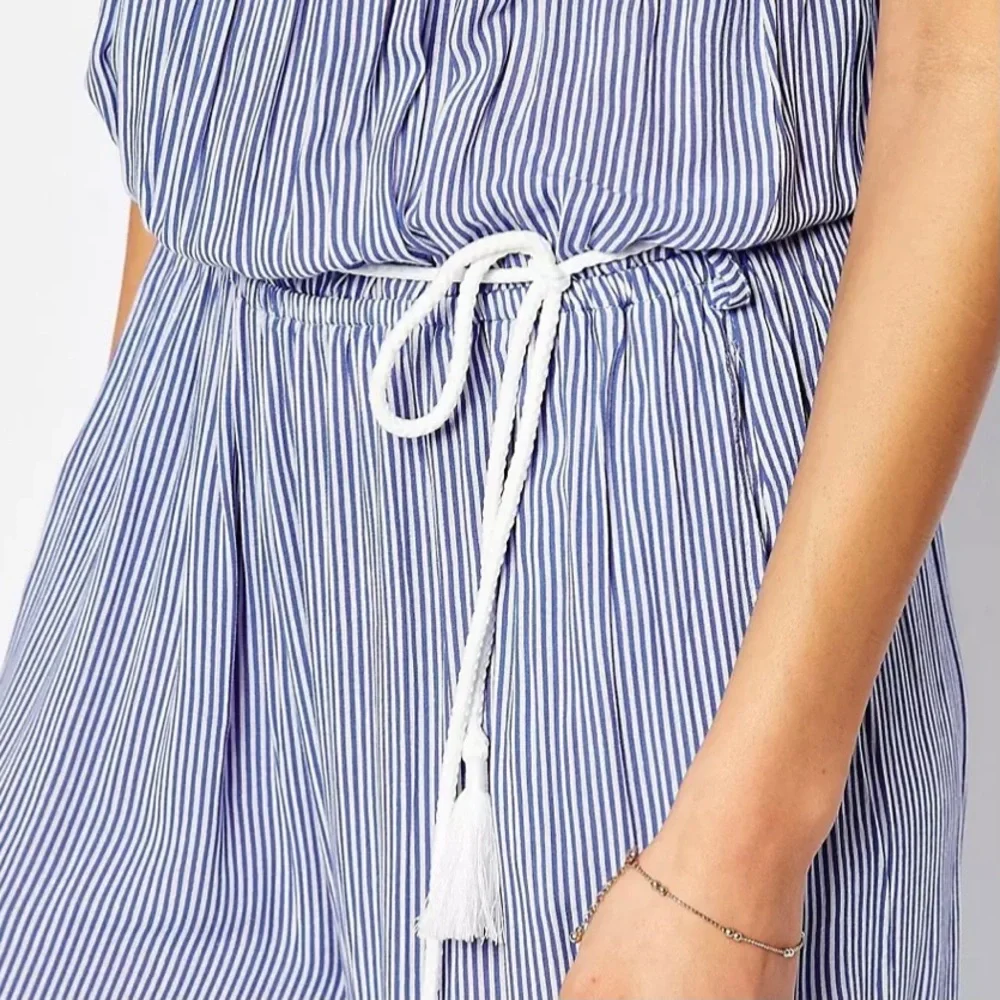 FAITHFULL THE BRAND BLUE STRIPED JUMPSUIT - Picture 3 of 11